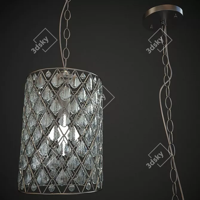 WunderLight Eva Chandelier 3D model image 2