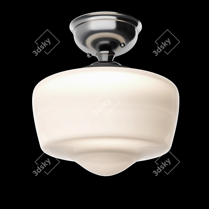 Modern Elegance: Minka-Lavery Semi Flush 3D model image 1