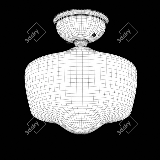 Modern Elegance: Minka-Lavery Semi Flush 3D model image 2