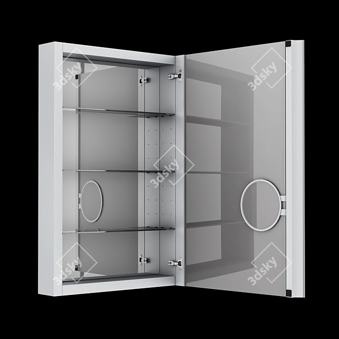 Kohler Verdera Mirrored Cabinet: Stylish Storage Solution 3D model image 1