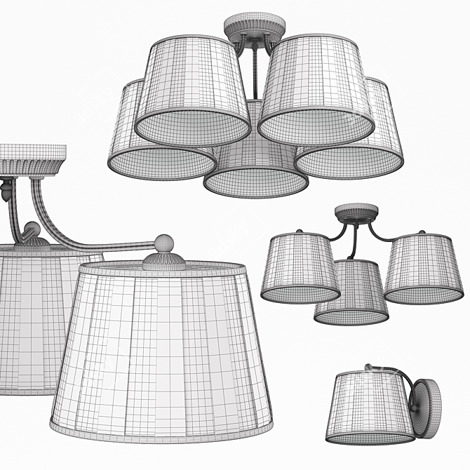 TK Lighting Romeo: Stylish Fixtures from Poland 3D model image 2