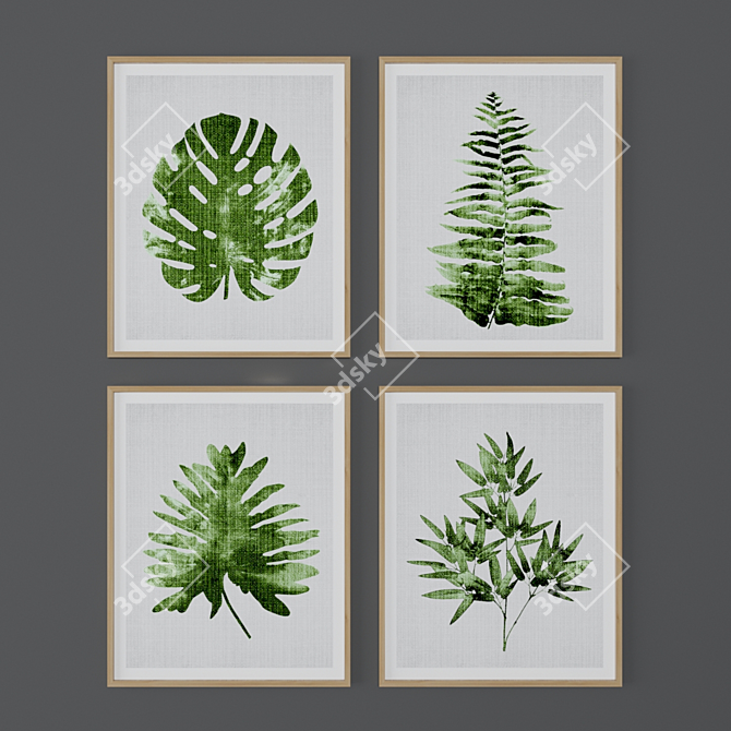 Botanical Bliss: Set of LILAxLOLA Prints 3D model image 1