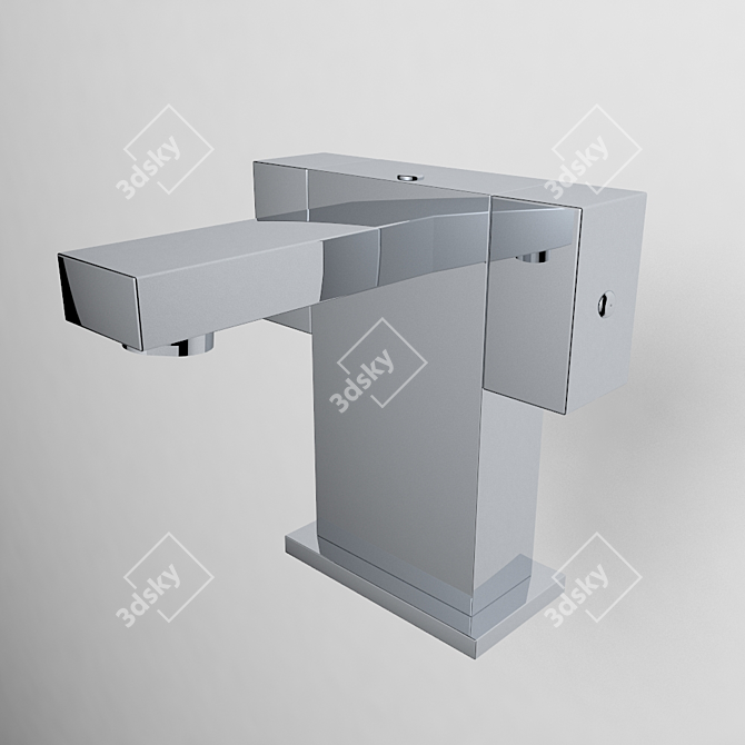 BelBagno Tevere Chrome Sink Mixer 3D model image 1