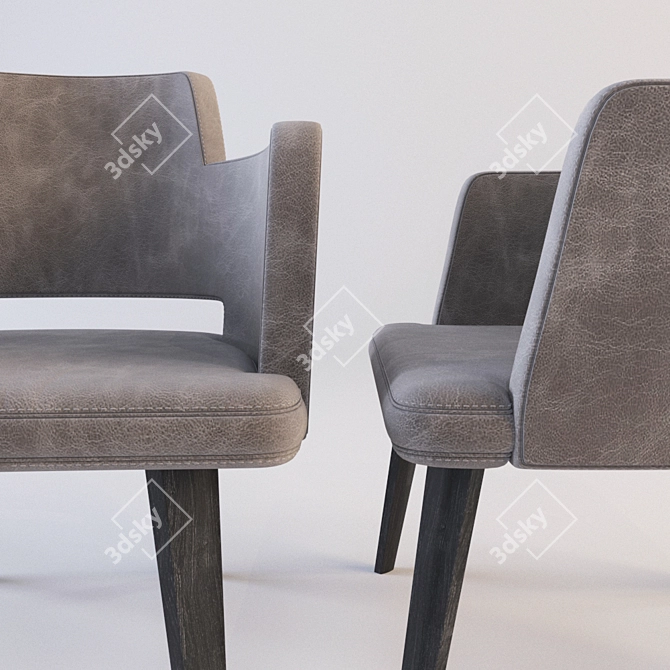 Thea Queen: Italian Designer Chair 3D model image 3