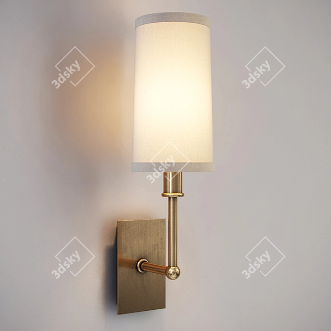 Elegant Nicole Sconce - SN058 3D model image 1