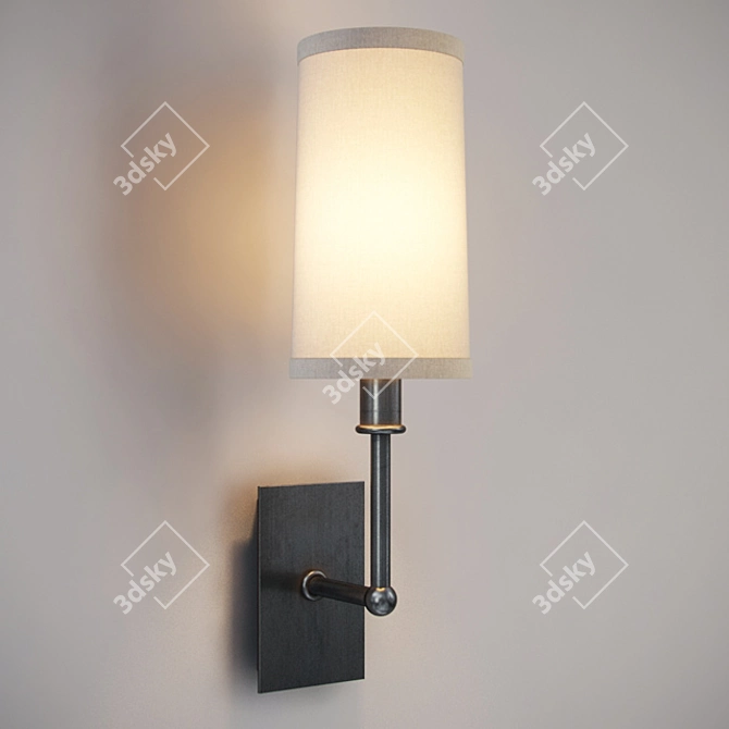 Elegant Nicole Sconce - SN058 3D model image 3