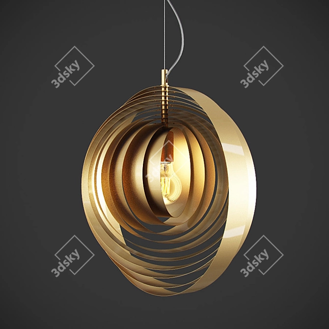 Elegant Virsavia Chandelier - CH132 3D model image 1