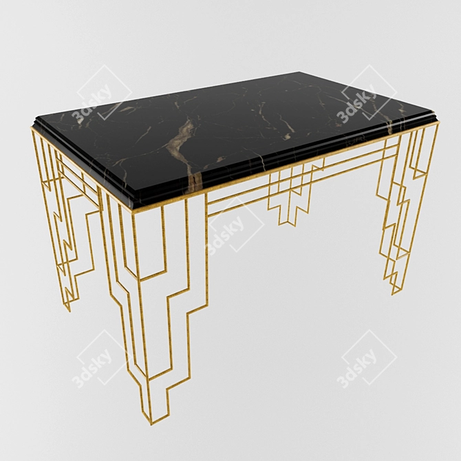 Modern Coffee Table with FBX Files 3D model image 1