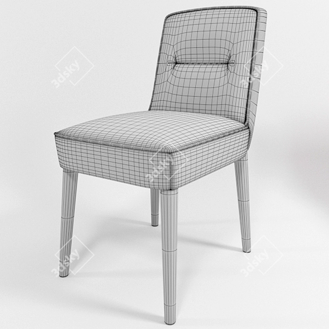 Stockholm Dining Chair | MobilaDalin Romania 3D model image 3