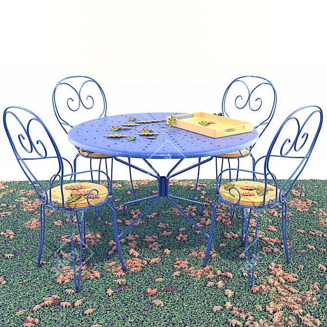 Lilli Garden Table: 120 cm Diameter 3D model image 1