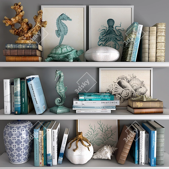 Elegant Decor Set: Enhance Your Space 3D model image 1