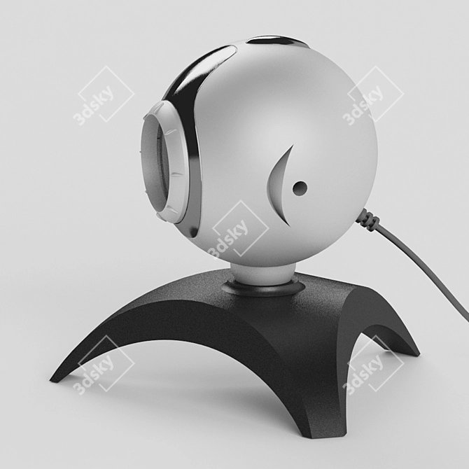 Genius Look 317: Compact Webcam Power 3D model image 2