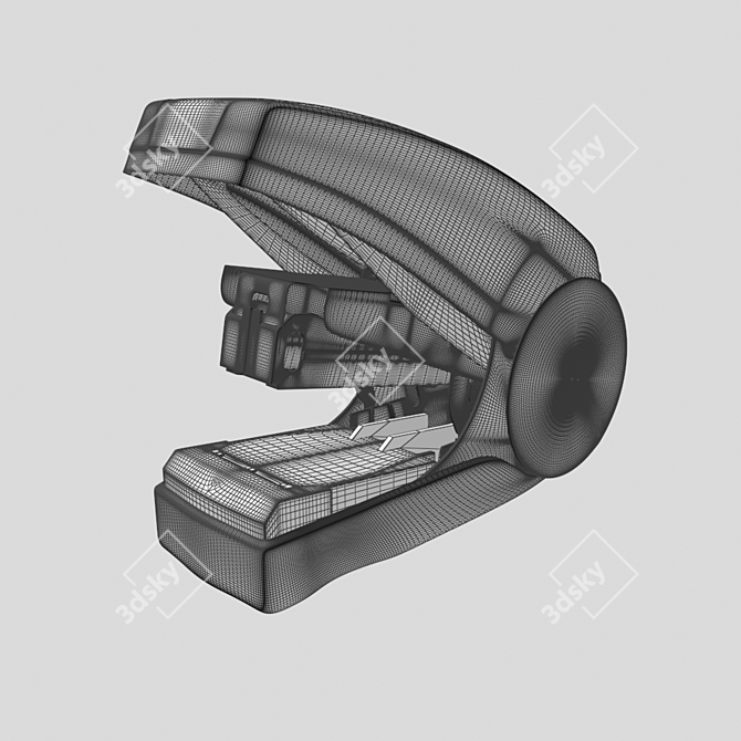 Sleek 3Dmax Stapler 3D model image 3