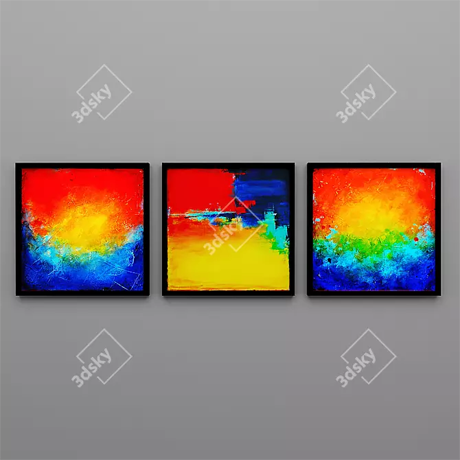 Abstract Art Series 3D model image 1