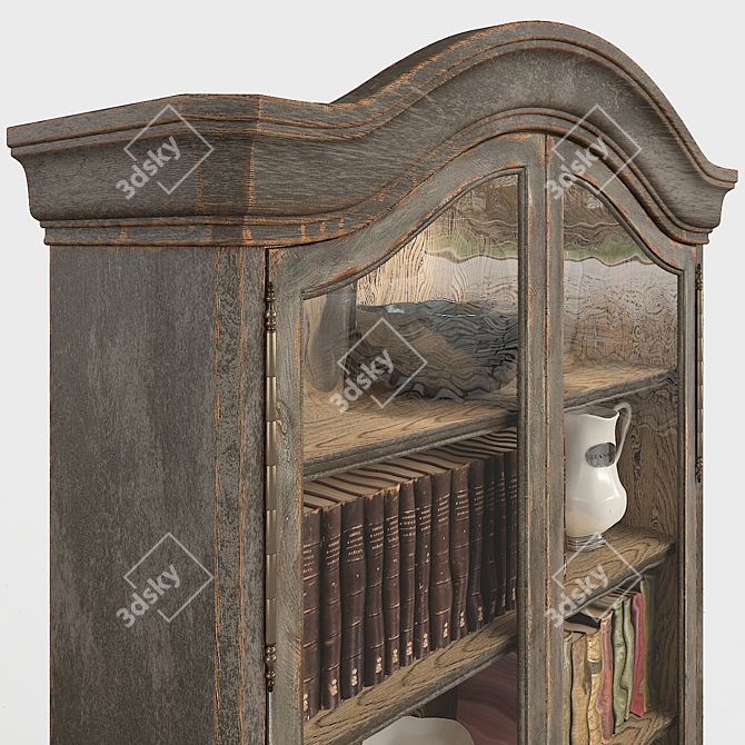 Elegant Arabella Display Cabinet 3D model image 2