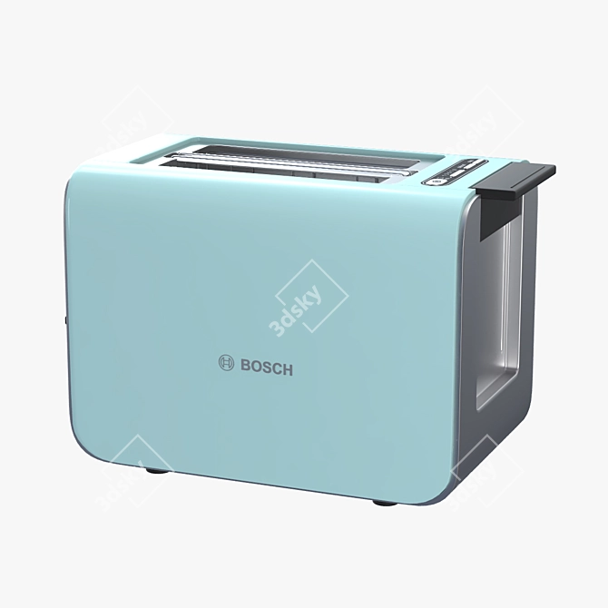 Sleek BOSCH Toaster: Styline Elegance 3D model image 2