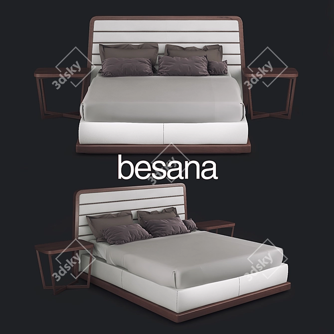 Italian Besana Gilda: Elegant 3D Model 3D model image 1