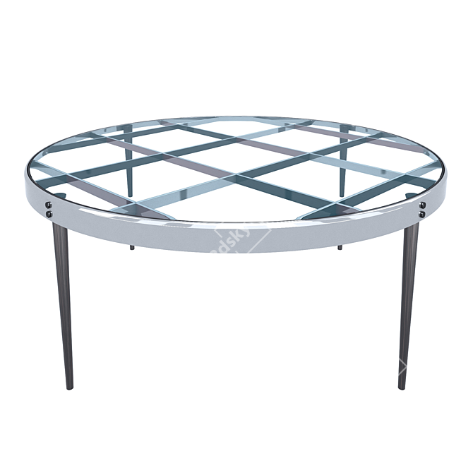 Molteni D.555.1 Coffee Table: Classic Elegance 3D model image 1