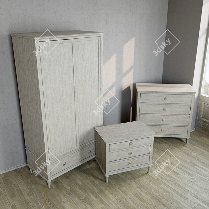 Restoration Hardware Maison Collection: Elegant Home Furniture 3D model image 2