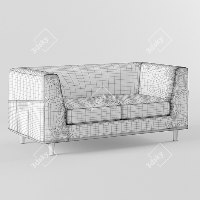 Modern Mesh Rubik Sofa 3D model image 3