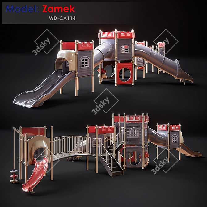 Sindbad Zamek WD-CA114: Secure Your Belongings 3D model image 1