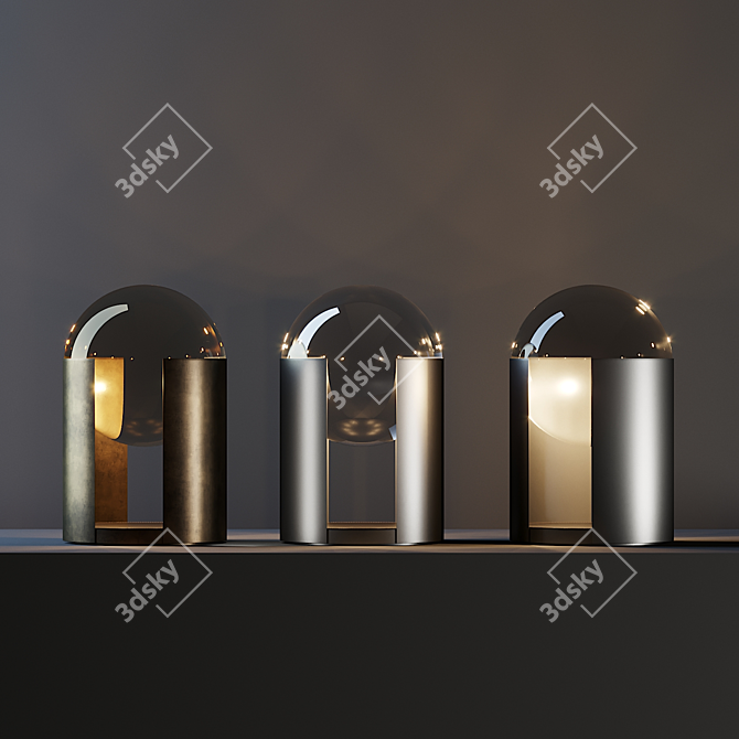 Elegant Softwing Table Lamp 3D model image 2