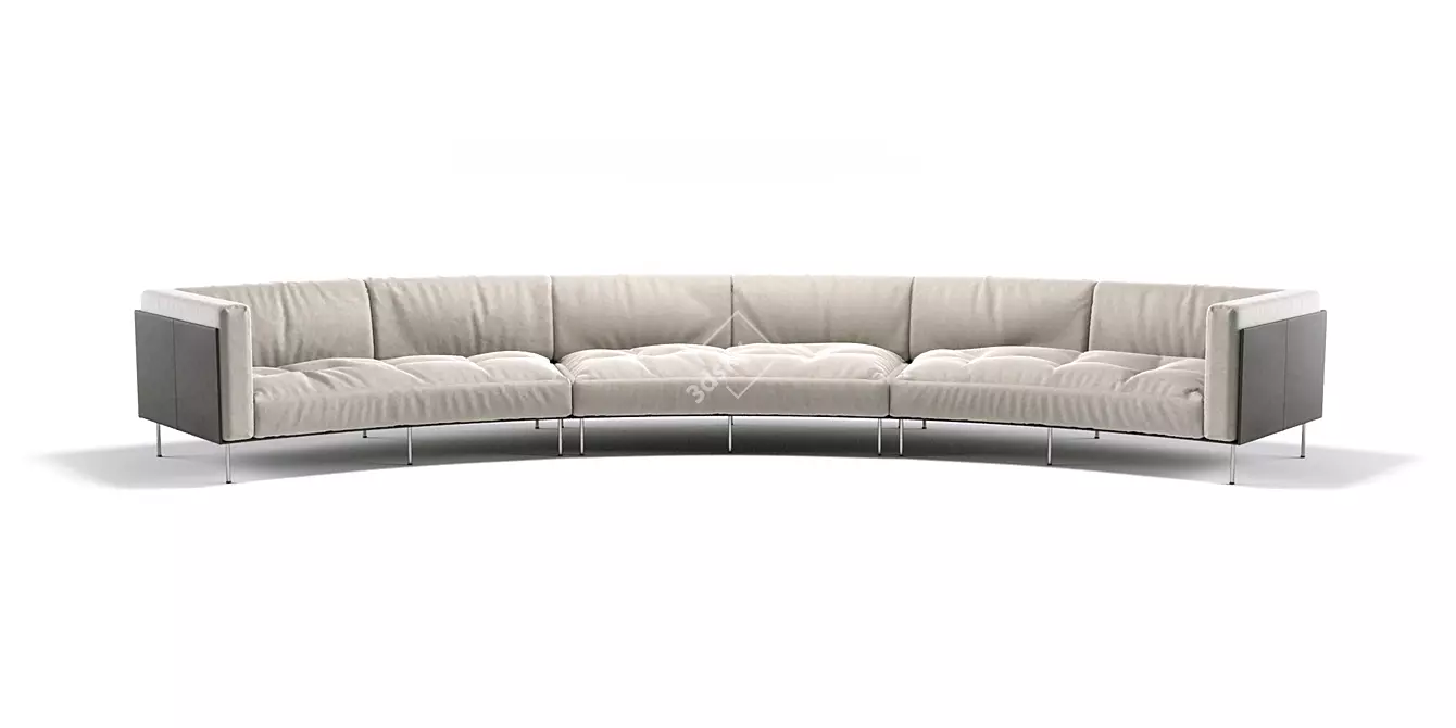 Modern Rod Sofa by Living Divani 3D model image 3