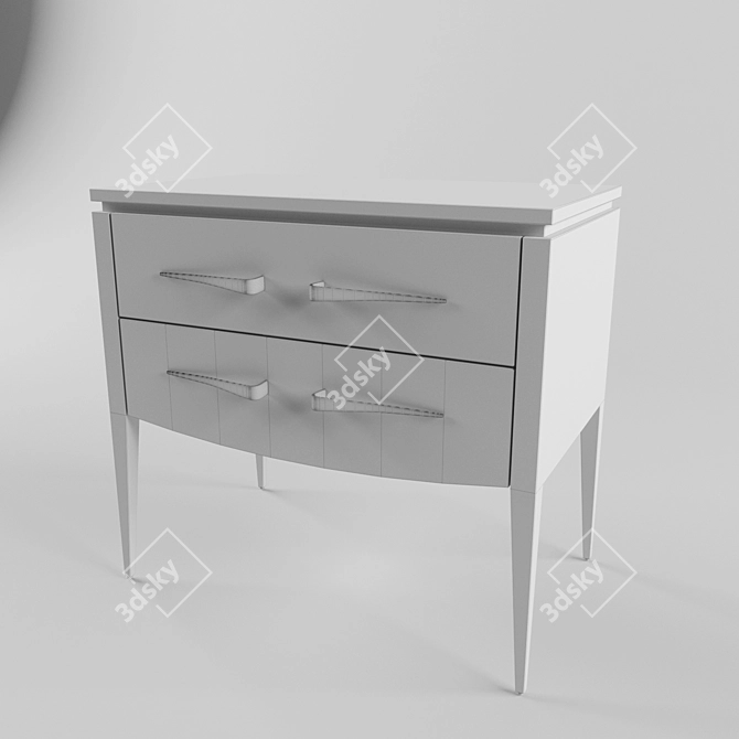 Vintage Bentley-inspired Christopher Guy RIVOLI Sideboard 3D model image 3