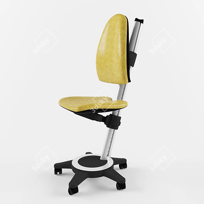 Comfy Kids Chair 3D model image 2