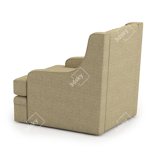 Reagan Swivel Glider - Stylish and Comfortable 3D model image 2