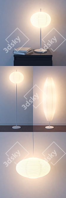 Sleek Light Set for IKEA Sollefteo 3D model image 2