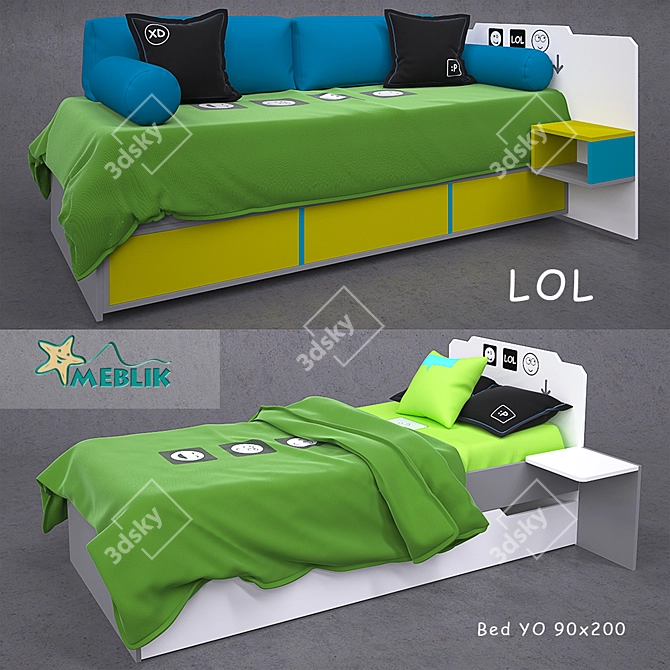 Modern LOL-Beds: Youth Furniture to Express Yourself 3D model image 1