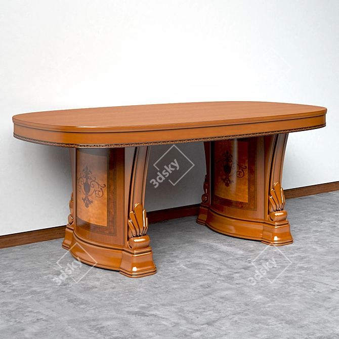 Carvelli An-D50-DT: Modern Design Desk 3D model image 1