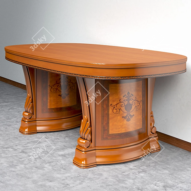 Carvelli An-D50-DT: Modern Design Desk 3D model image 2