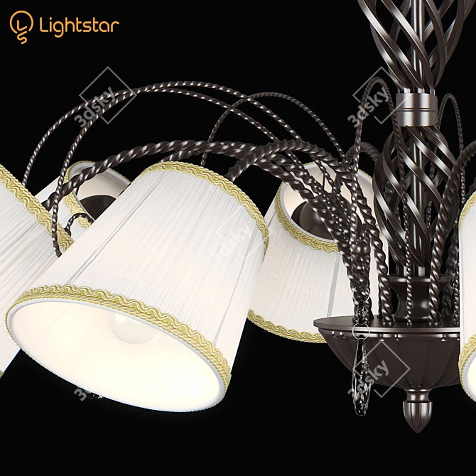 Elegant Esedra Lightstar Pendant 3D model image 2