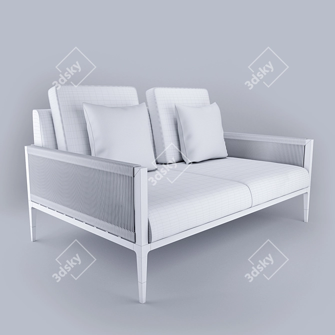 Smania Amalfi Outdoor Sofa 3D model image 3