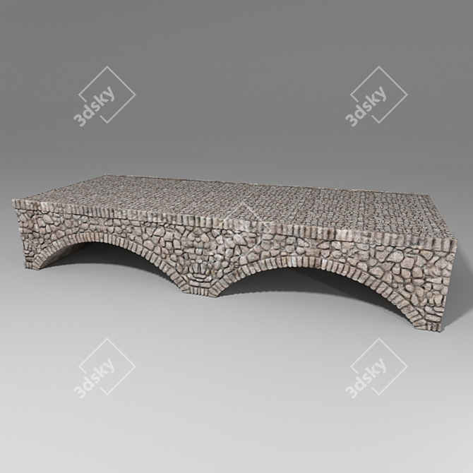 Stone Bridge 3D model image 1