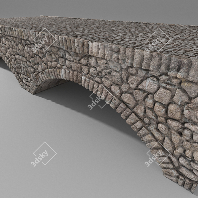 Stone Bridge 3D model image 2