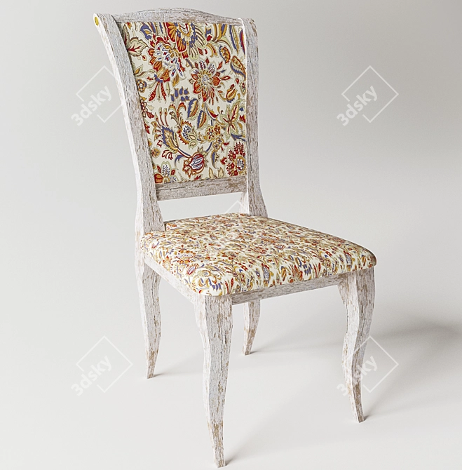 Retro Classic Chair 3D model image 1