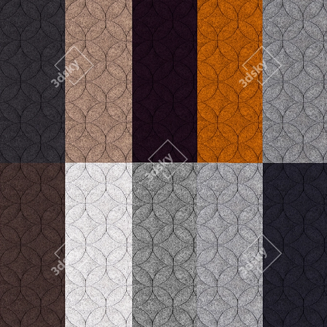 3D Geodesia - Set of 10 Textiles by Decobel 3D model image 2