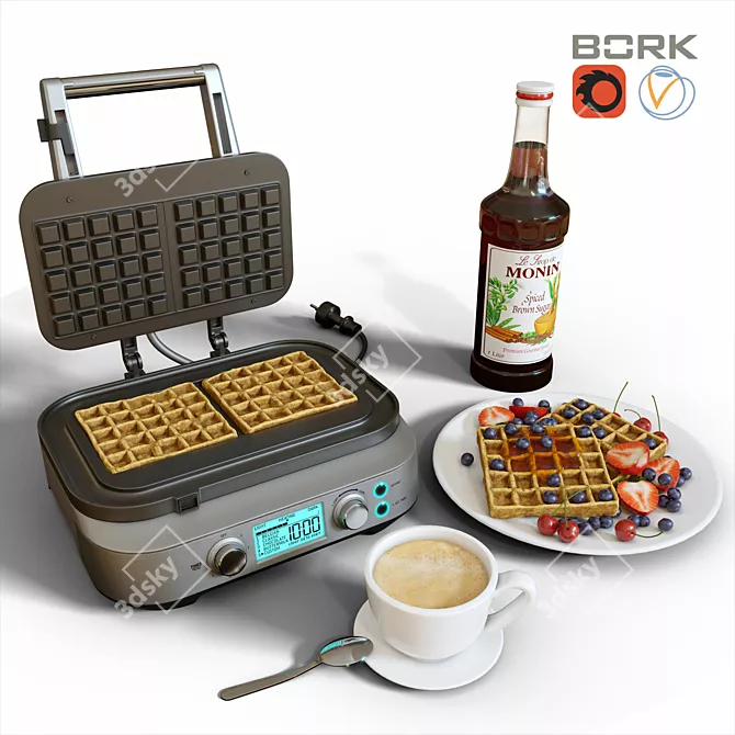 G700 Butterfly Bakery Waffle Maker 3D model image 1