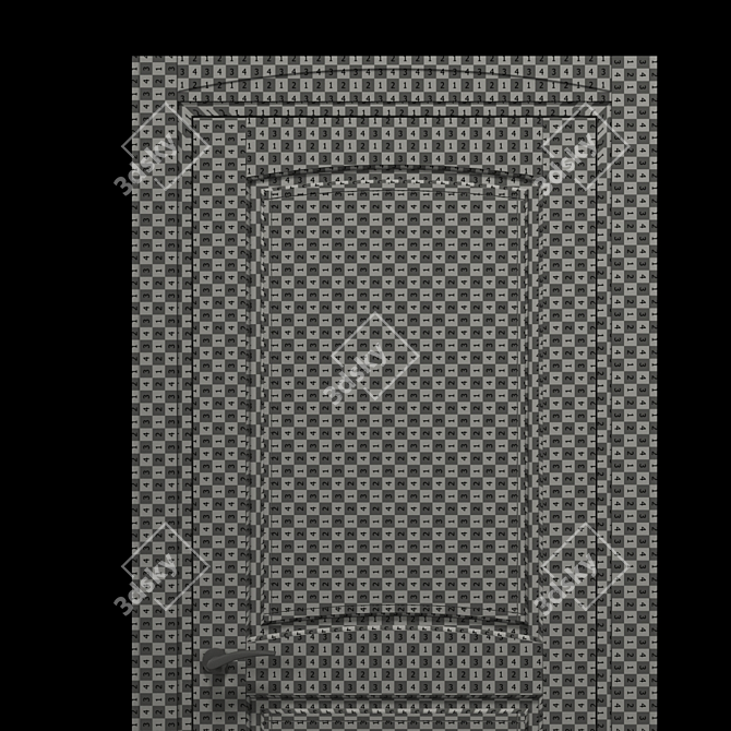 Elegant Adoor Doors (2017) - Versatile & Stylish 3D model image 2