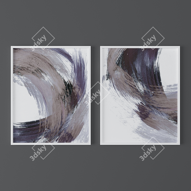 Abstract Print Set by MinimalInstant 3D model image 2