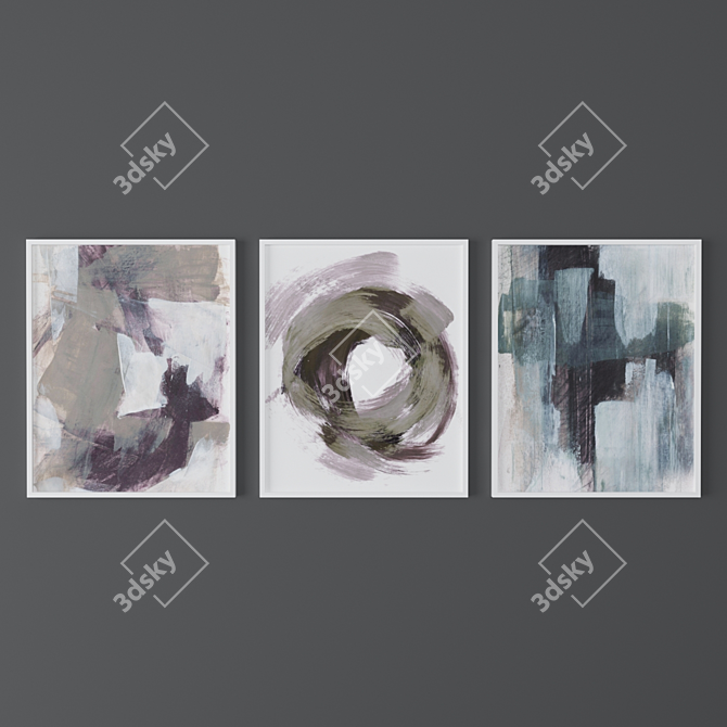 Abstract Print Set by MinimalInstant 3D model image 3
