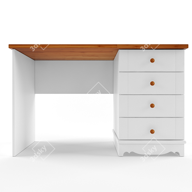 Sosno Meble Rocca Writing Desk 3D model image 1