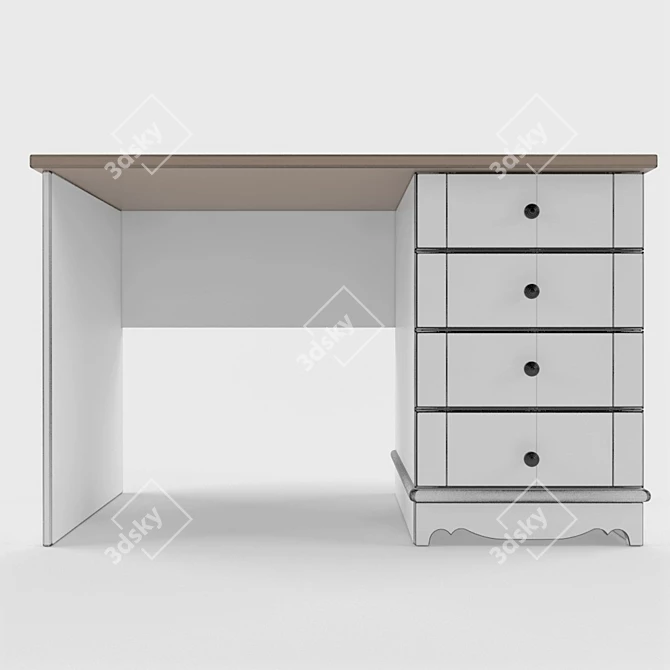 Sosno Meble Rocca Writing Desk 3D model image 2