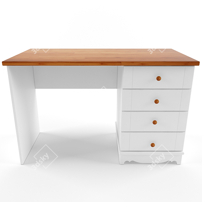 Sosno Meble Rocca Writing Desk 3D model image 3