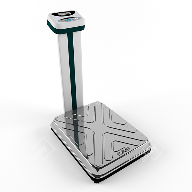 CAS DL Floor Scales - Accurate and Reliable 3D model image 1