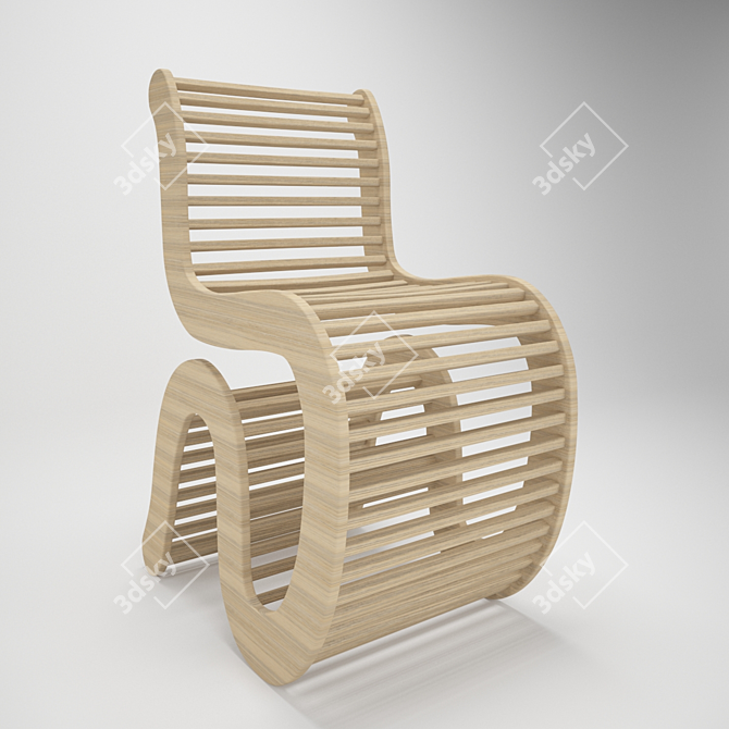 ErgoMax Chair: Premium Design & Comfort 3D model image 1