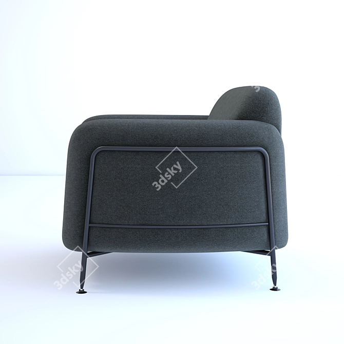 Ultimate Comfort Armchair 3D model image 2